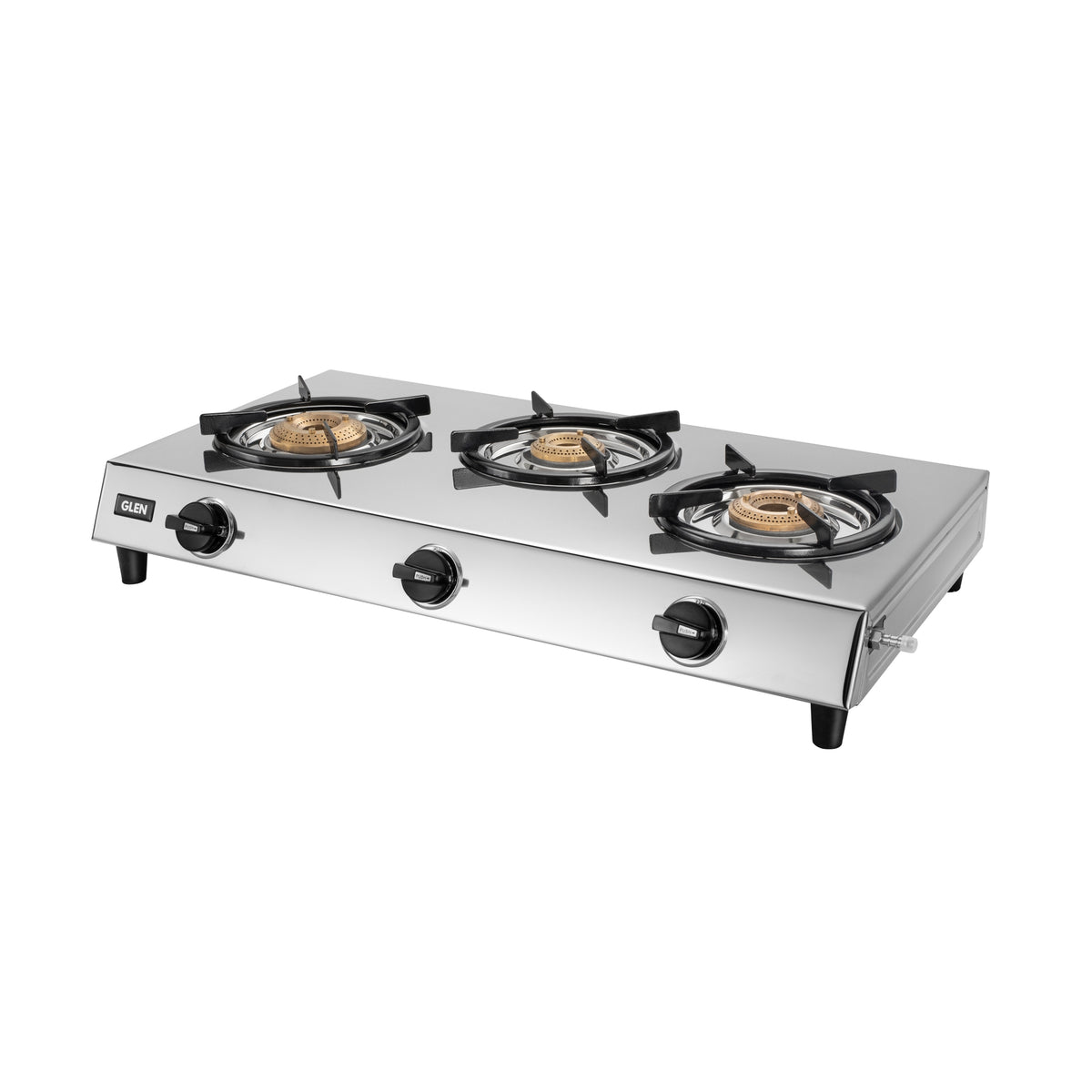 3 burner gas stove stainless steel best sale