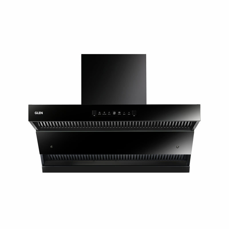 Auto Clean Chimney with Double Draft Suction and Heat Sensor, BLDC Motor 60/75/90cm 1600 m3/h - Black (CH 6076 HSR DC AC)