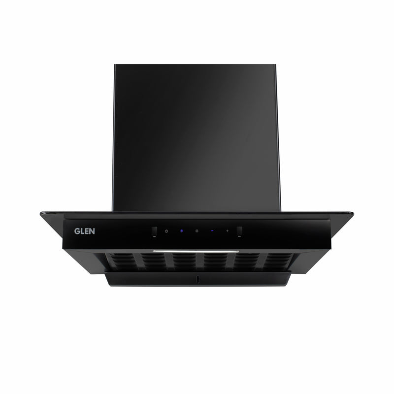 Auto Clean Slim Glass Filter less Kitchen Chimney with Motion Sensor 60/90cm, 1200 m3/h (6062 SLIM BL AC)