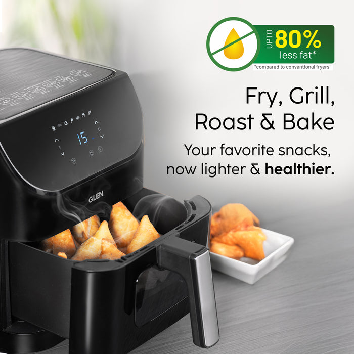 Digital Air Fryer, 6.0 Litre Capacity, 7 Pre Set Functions, Time and Temperature Control, 1500W - (SA3045DIGI)