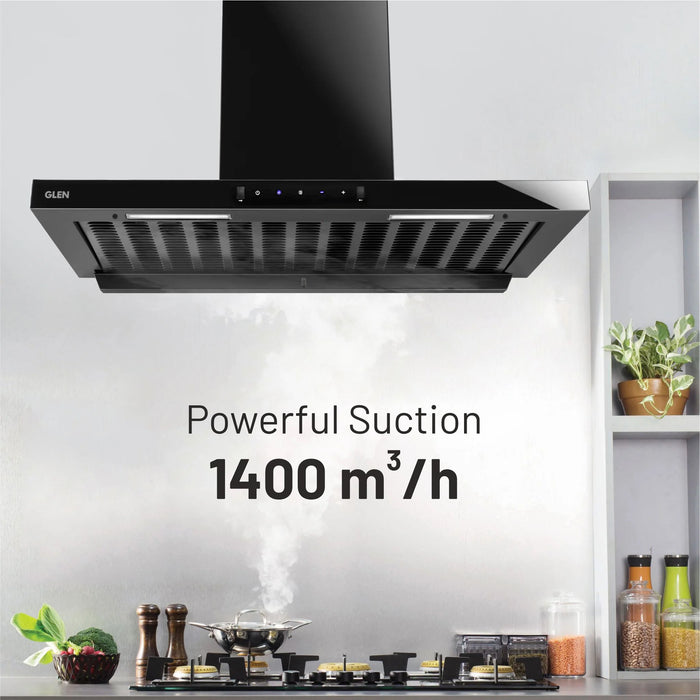 Under Cabinet Auto Clean Filter less Kitchen Chimney with Motion Sensor 90cm, 1400 m3/h (CH6052UCAC90)