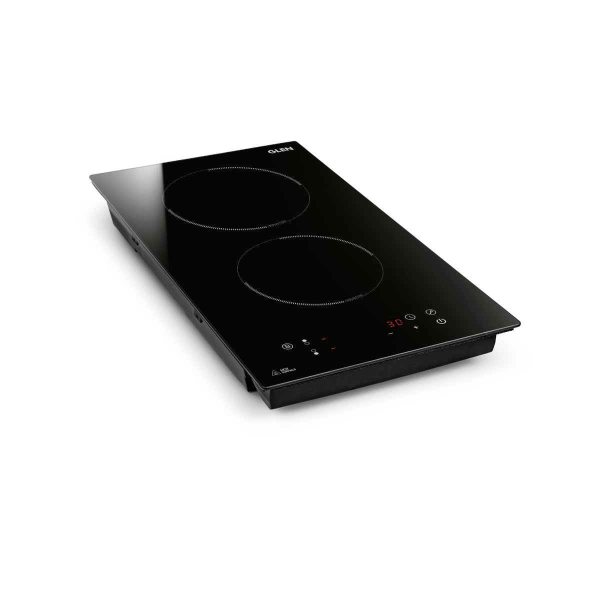 2 Zone Built-In Induction Hob, Touch Control & Timer | Glen — Glen ...