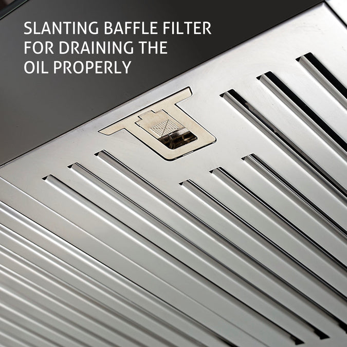 Chimney Hood 6024 BL Auto Clean 60 Glen