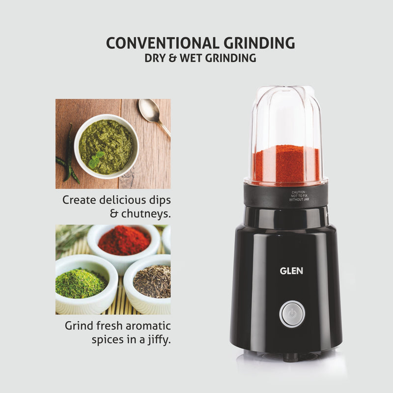 Active-Blender, 350W Grinder Blender, 2 Unbreakable Food Grade Jars with Sipper Cap (SA4048NSIP)
