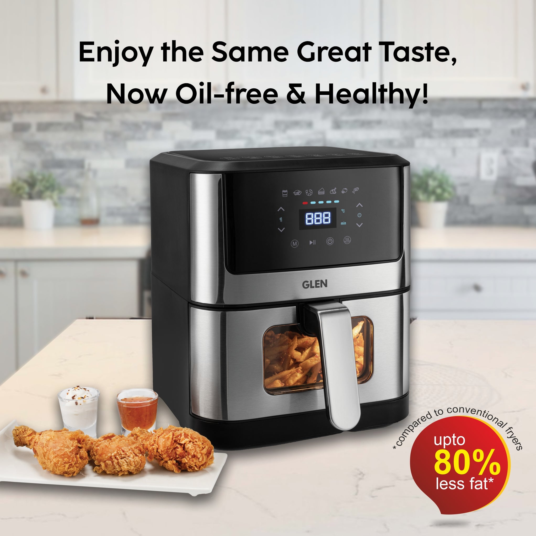 Buy Glen Air Fryer Online At Best Prices | 6L Digital Controls 3043 DSS ...