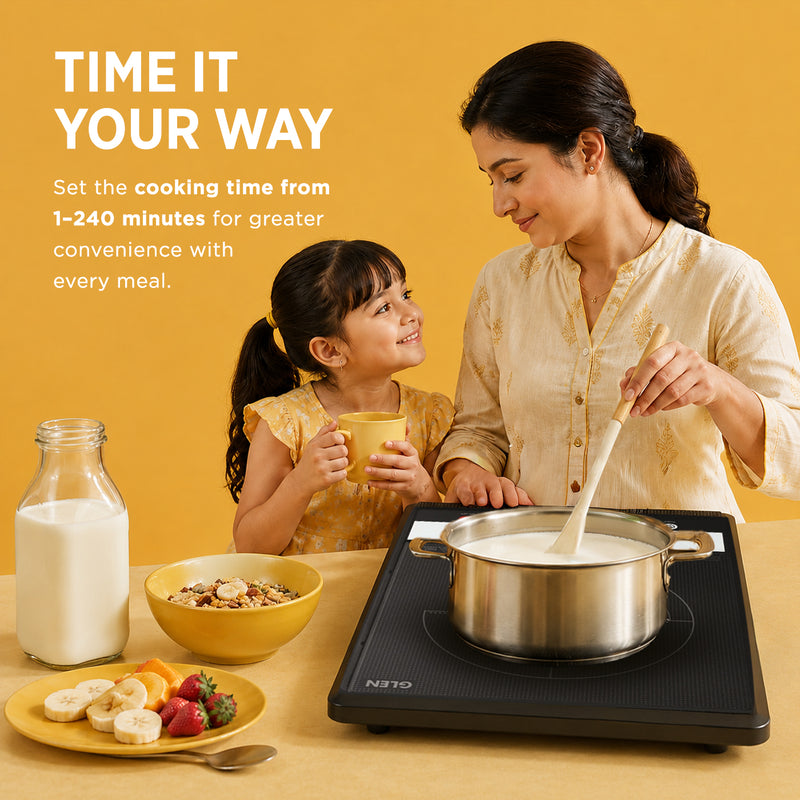 Induction Stove with 6 Pre-set Cooking Functions 1200 watt - SA 3071 IN