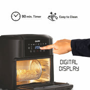 2000W air fryer with digital display
