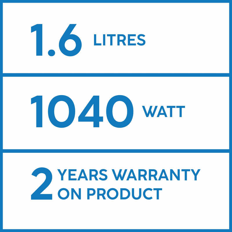 Automatic Soup Maker, 1.6 Litres, Automatic Blending & Heating, 5 Preset Cooking Functions 1040W (SA-3003SM)