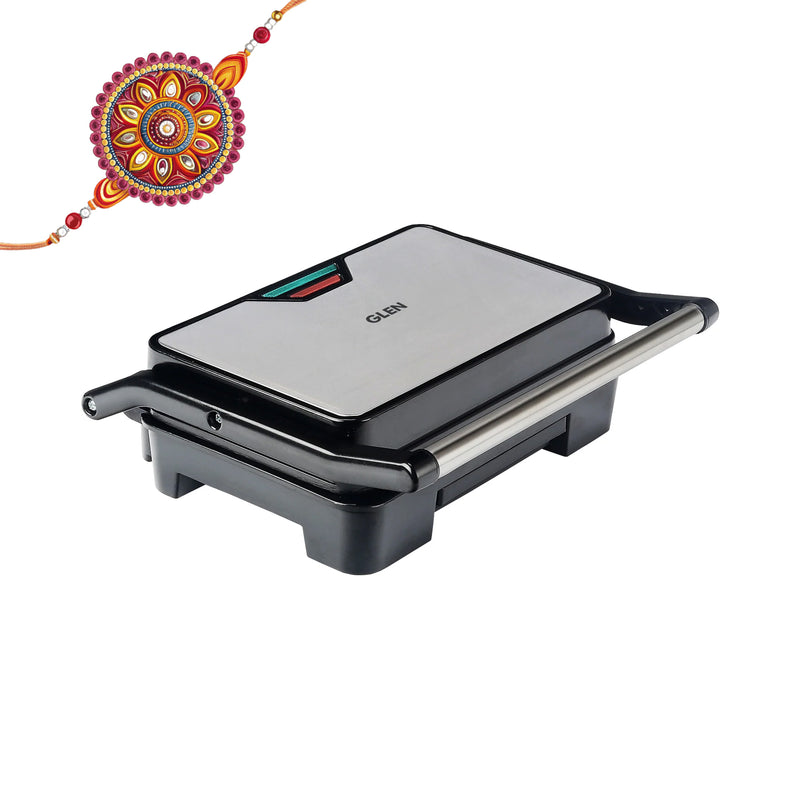 Press Grill with Non-stick Plates Oil Collector Tray 850W Power -(3029GRILL)