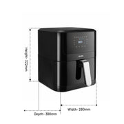 Glne air ffryer dimensions