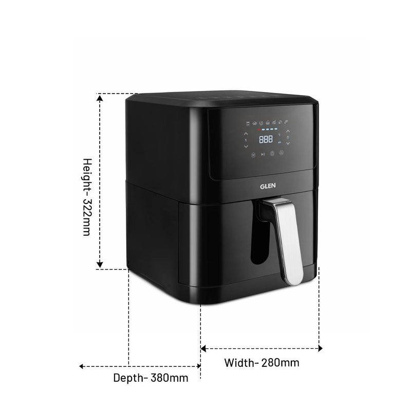 Glne air ffryer dimensions