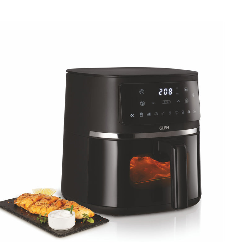 Digital Air Fryer 4.2 Litre Capacity with 8 Pre Set Menu Timer, Temperature Control, 1350W -Black (SA3061DIGI)