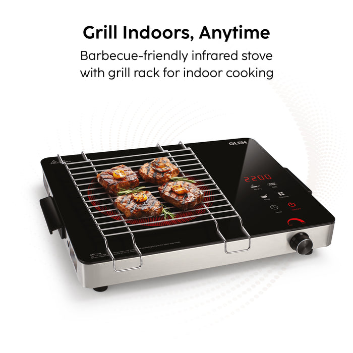 Infrared Stove with 3 Preset Cooking Functions 2200W- SA3074 IR22