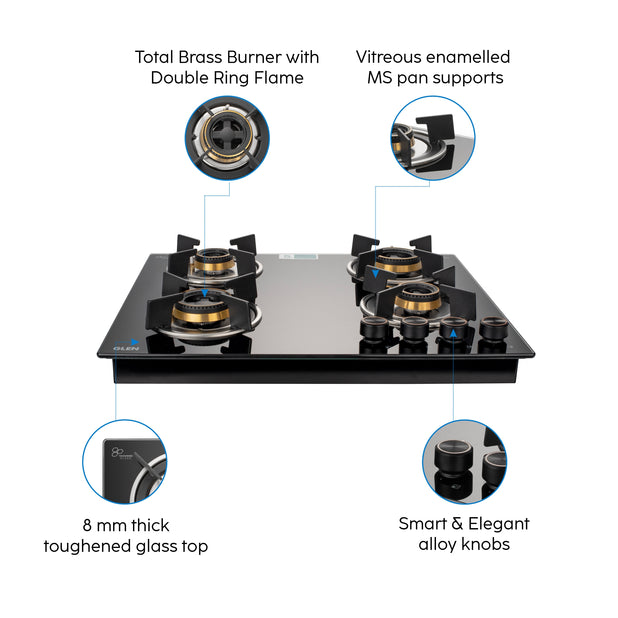 Built-In-Oven (BO-652MRT) + Built-in-Microwave 25L (MO-676) + Built In HobTop (BH1064ROHTTDB) + Cooker Hood 6069 HSR BL BLDCAC 60cm (CH6069HSRDCAC60)