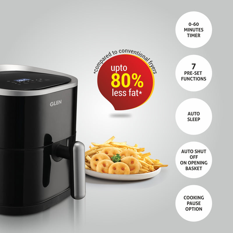 Digital Air Fryer, 3.5Ltr Capacity, 7 Pre Set Function, Time & Temperature Control, 1350W (SA3044DBL)