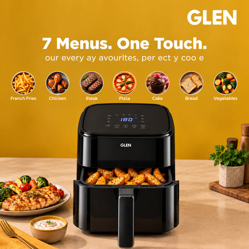 Digital Air Fryer 4.0 Litre 7 Pre Set Menu, Timer Temperature Control, 1350W -Black (SA3060DIGI)