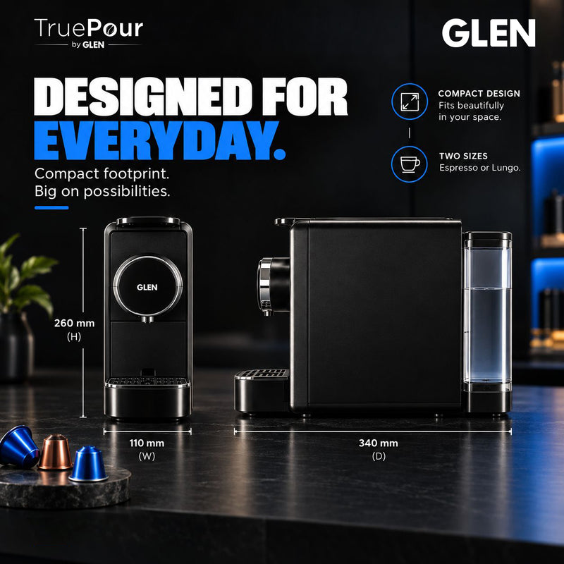 TruePour Capsule Espresso Coffee Machine (SA-9053CECM)