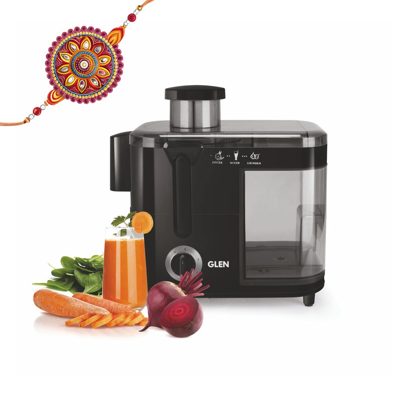 Juicer with Stainless steel filter & 2 Speed Settings with Pulse Function, 600W - Black (4014JU)