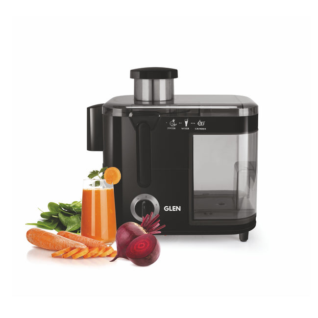Glen 600W Juicer with stainless steel filter, 2-speed settings, and pulse function 600W - Black (4014JU)