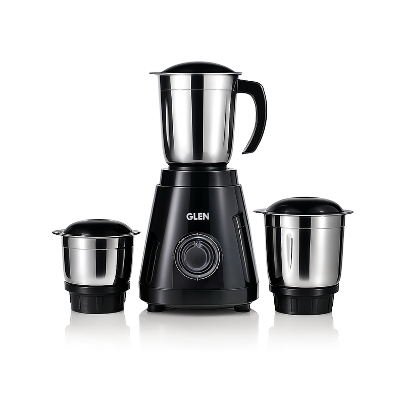 Mixer Grinder 550W with 3 Stainless Steel Liquidiser, Grinder and Chutney Jars - Black (4021)