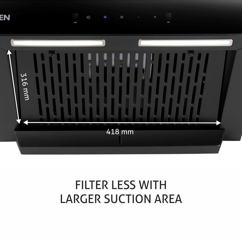 Chimney Hood 6022 Auto Clean 60 Black