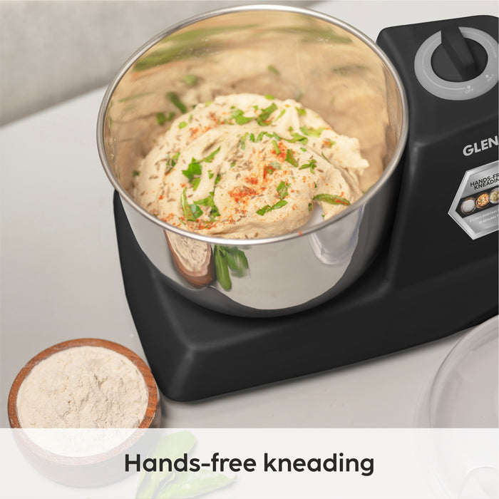 Atta Kneader Dough Maker 650 W with Hands-free kneading & 3 Litres Large SS Bowl (SA-3032DMBL)