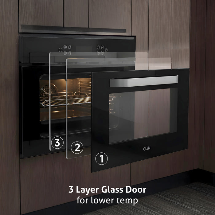 Built in Air Fryer Oven with Turbo Fan 10 Multi-functions 45Ltr Capacity Touch Control (BO-654AFT45)