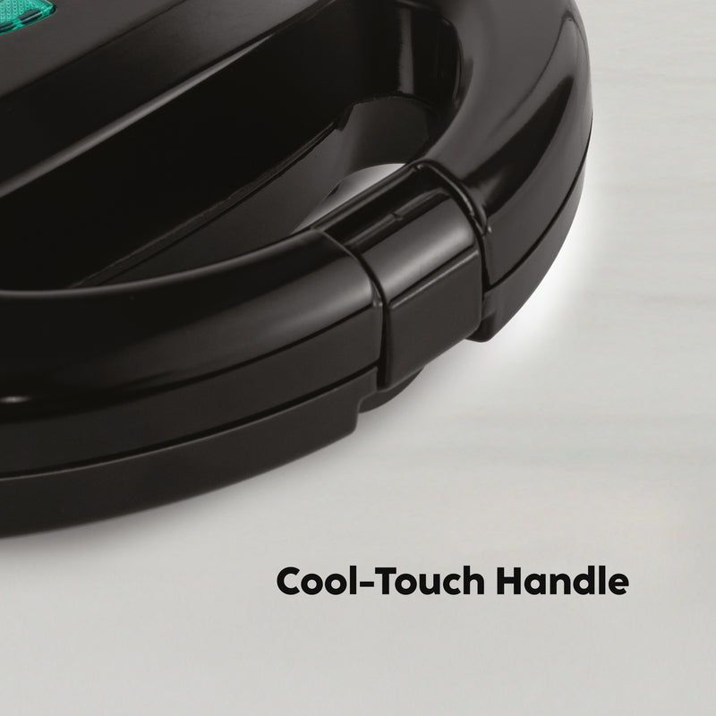 Electric Sandwich Maker with Non-Stick Coating Plates 750W - Black (SA-3026SW)