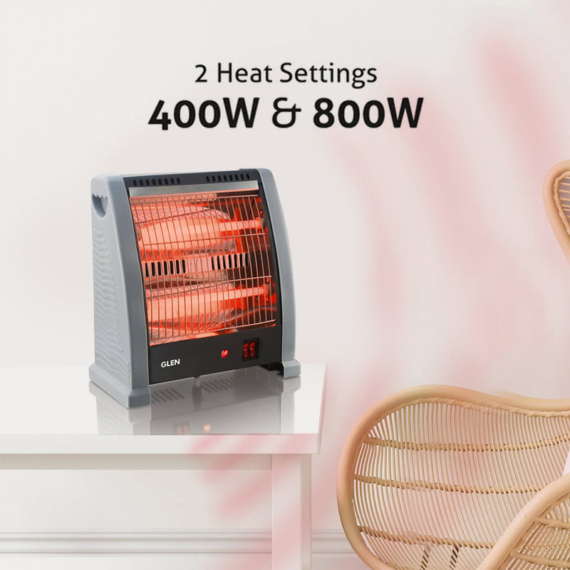 Electric Quartz Room Heater with 2 Heat Settings - HA-7019NQZ