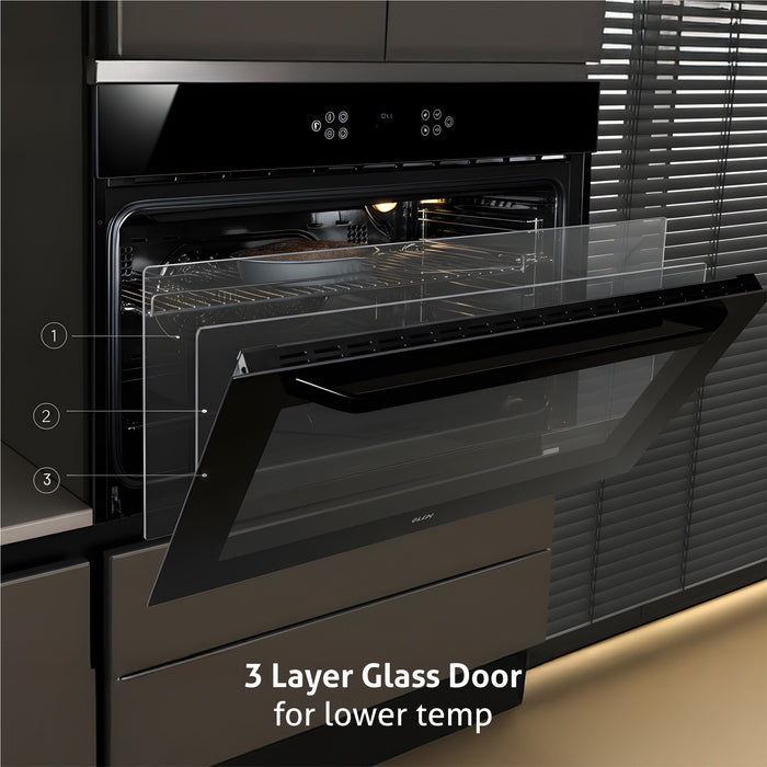 Built in Air Fryer Oven with Turbo Fan 12 Multi-functions 90Ltr Capacity Touch Control (BO-655AFT90)