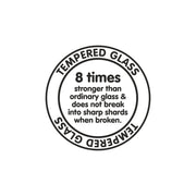 2 Burner Built in Glass Hob with 8 times stronger tempered glass