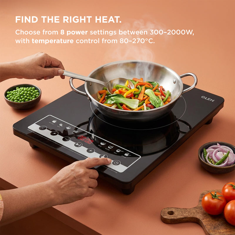 Induction Cooktop with Touch Control 2000W, Digital display with Auto Cut-off - SA 3081 IN