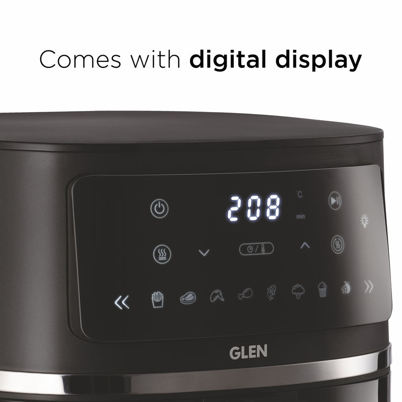 Digital Air Fryer 4.2 Litre Capacity with 8 Pre Set Menu Timer, Temperature Control, 1350W -Black (SA3061DIGI)