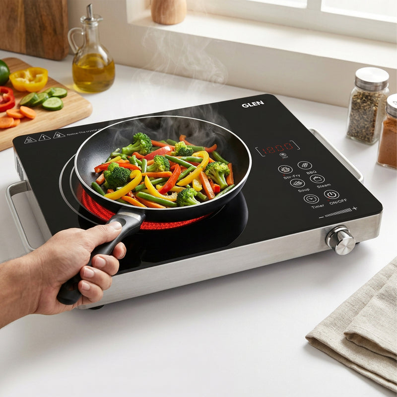 Infrared Stove with 3 Preset Cooking Functions 2200W- SA-3072IR