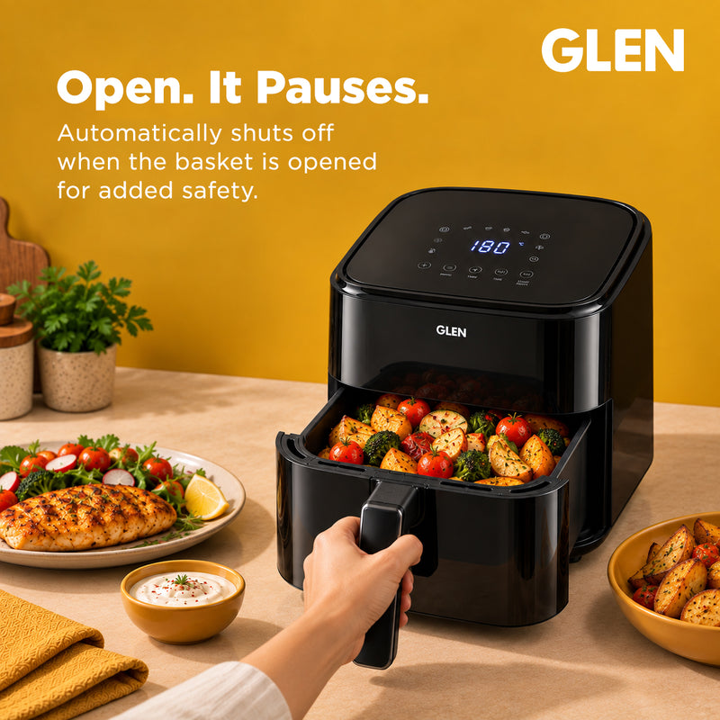 Digital Air Fryer 4.0 Litre 7 Pre Set Menu, Timer Temperature Control, 1350W -Black (SA3060DIGI)