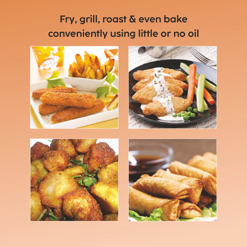 Fry, frill, roast and bake with glen air fryer
