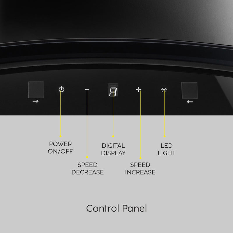 Auto Clean Curved Glass Filter less Kitchen Chimney, Motion Sensor control with Digital Display 60/76/90cm, 1200 m3/h (6058 DI BL AC)