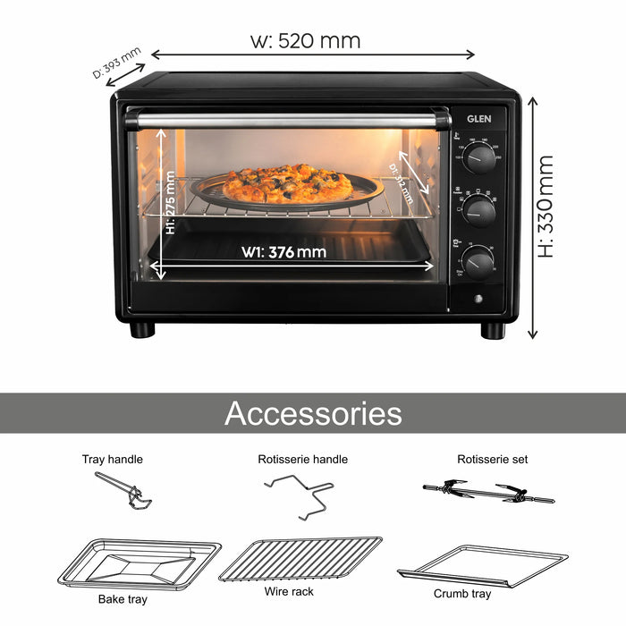 Buy 35L Oven Toaster Griller with Rotisserie Convection