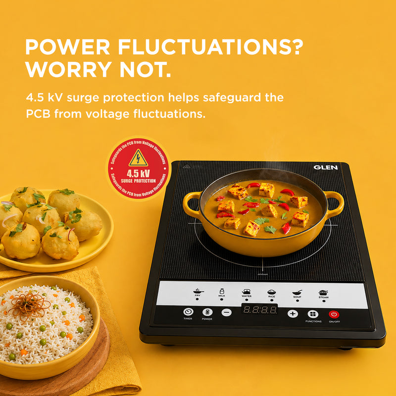 Induction Stove with 6 Pre-set Cooking Functions 1200 watt - SA 3071 IN