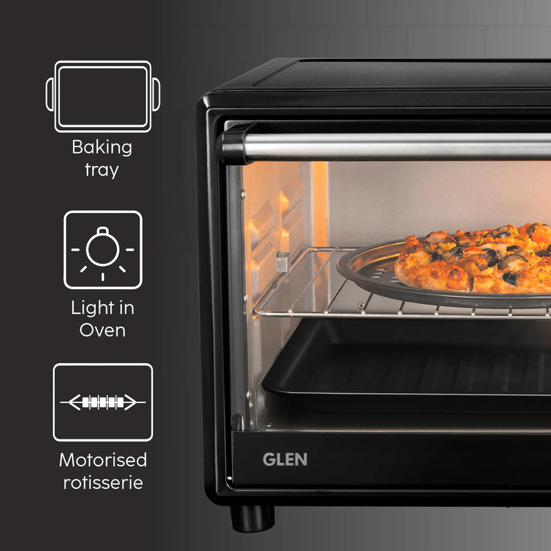 Oven Toaster Griller (OTG) -35 Litres, Motorized Rotisserie, Convection Fan, 2100W - Black (SA5035BLRC)