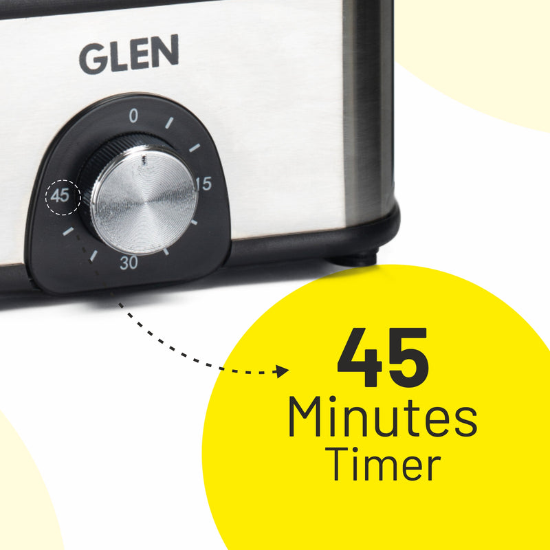 3 in 1 Electric Multi Cooker Egg Boiler with Extra Layer Rack - Steam, Cook & Boil, 45 Minutes Timer, 350W -(3035MCPLUS)