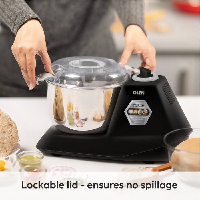 Atta Kneader Dough Maker 650 W with Hands-free kneading & 3 Litres Large SS Bowl (SA-3032DMBL)