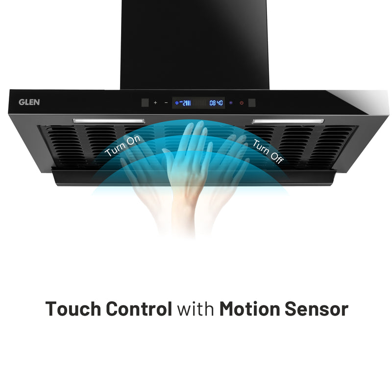 Auto Clean Filterless Chimney with Inverter Technology, BLDC Motor 1600 m3/h - 60/76/90cm (CH6052BLDCAC)