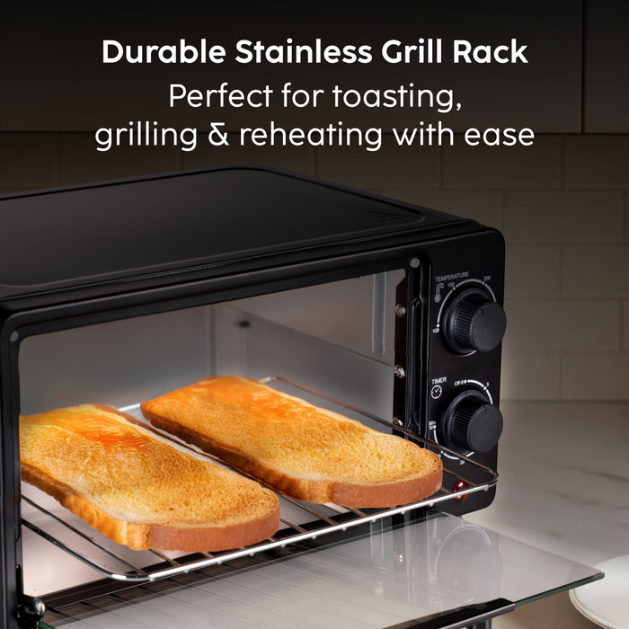 Oven Toaster 9 Litre 800W SS Heating Elements 30 Minute Timer - Black (SA5009E)