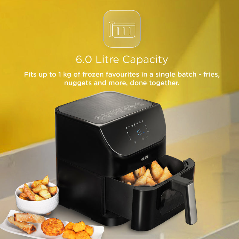 Digital Air Fryer, 6.0 Litre Capacity, 7 Pre Set Functions, Time and Temperature Control, 1500W - (SA3045DIGI)