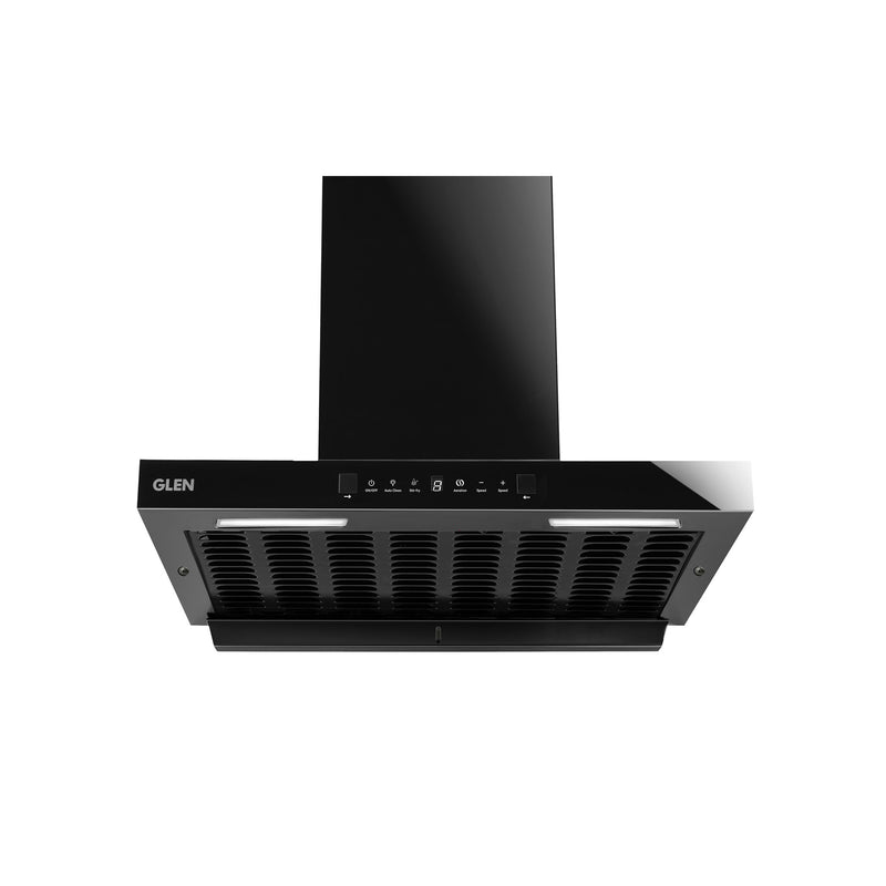 Front view of Auto clean filterless chimney size 1