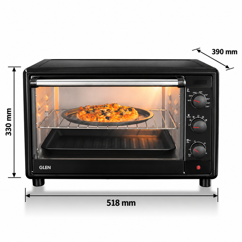 Oven Toaster Griller (OTG) -35 Litres, Motorized Rotisserie, Convection Fan, 2100W - Black (SA5035BLRC)