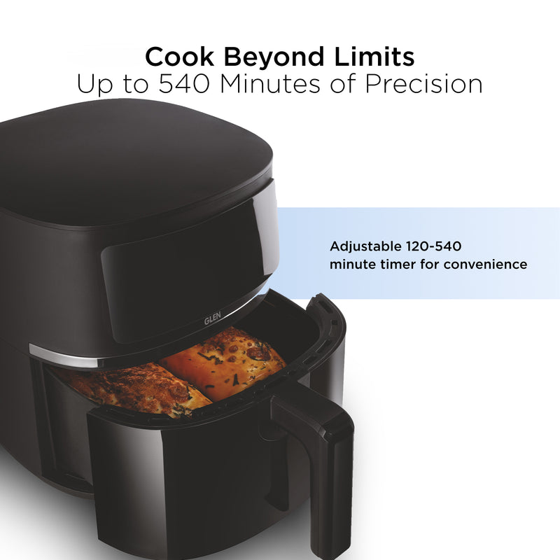 Digital Air Fryer 4.2 Litre Capacity with 8 Pre Set Menu Timer, Temperature Control, 1350W -Black (SA3061DIGI)