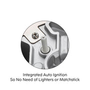 2 Burner Built in Glass Hob with auto ignition