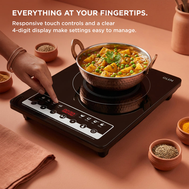 Induction Cooktop with Touch Control 2000W, Digital display with Auto Cut-off - SA 3081 IN